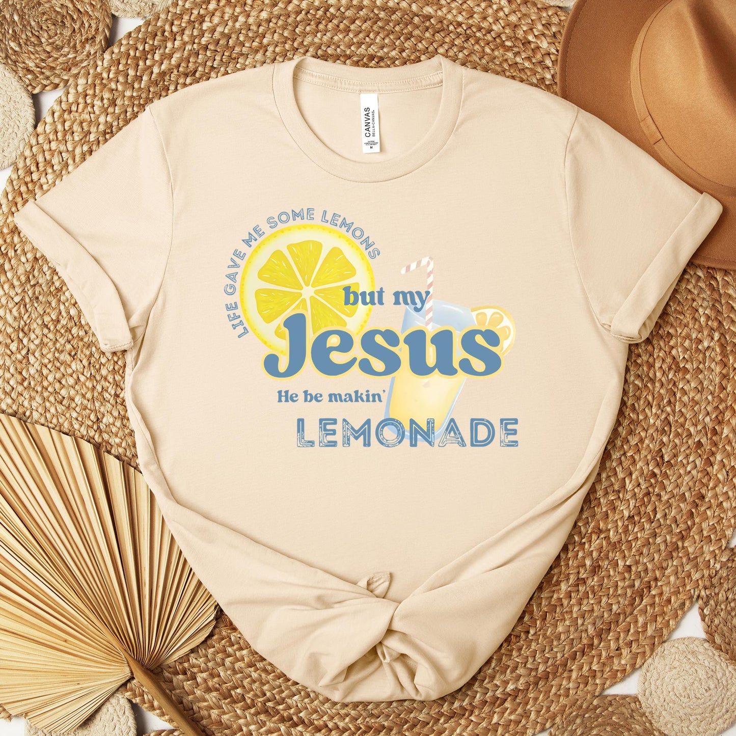 But My Jesus He Be Making Lemonade Premium T-shirt