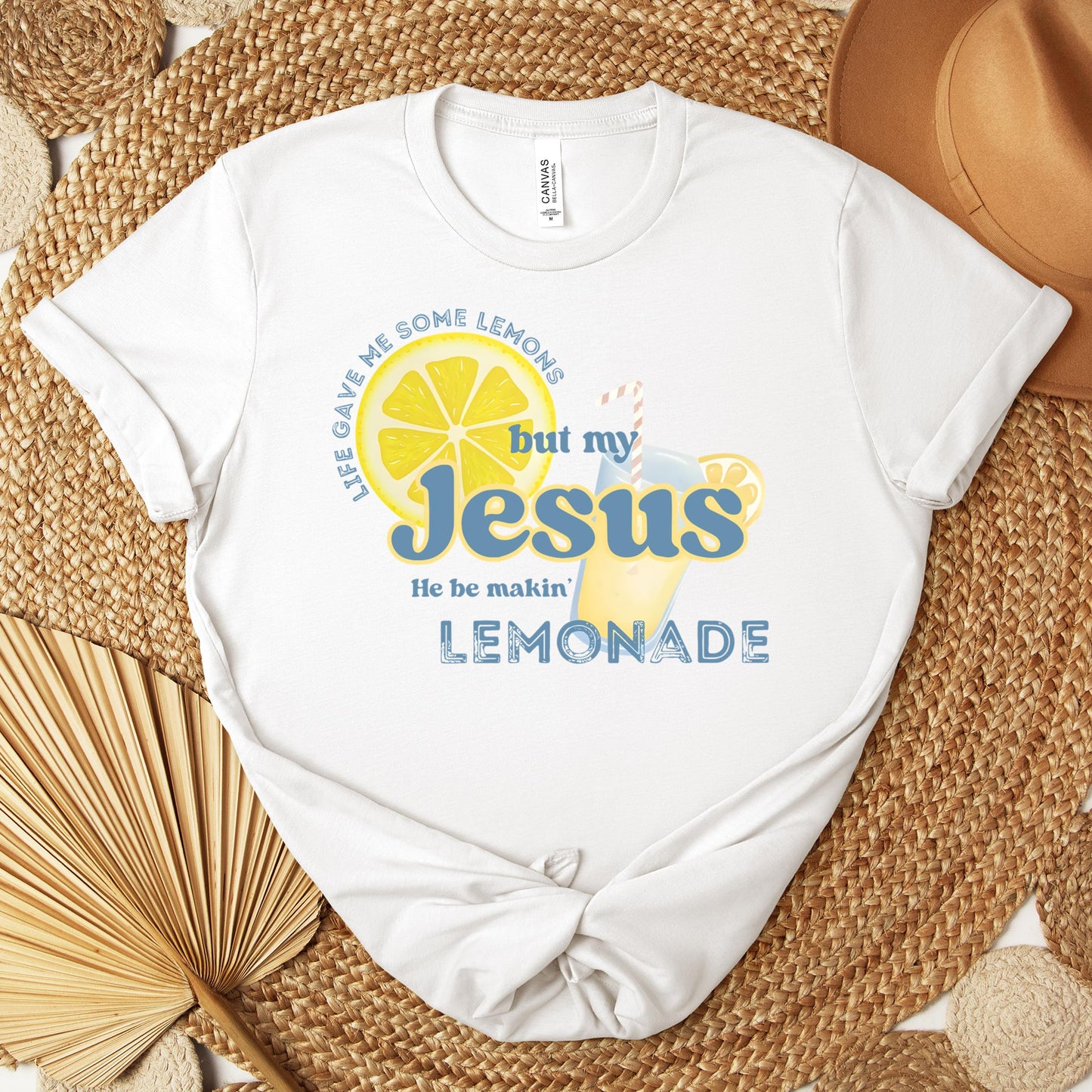 But My Jesus He Be Making Lemonade Premium T-shirt