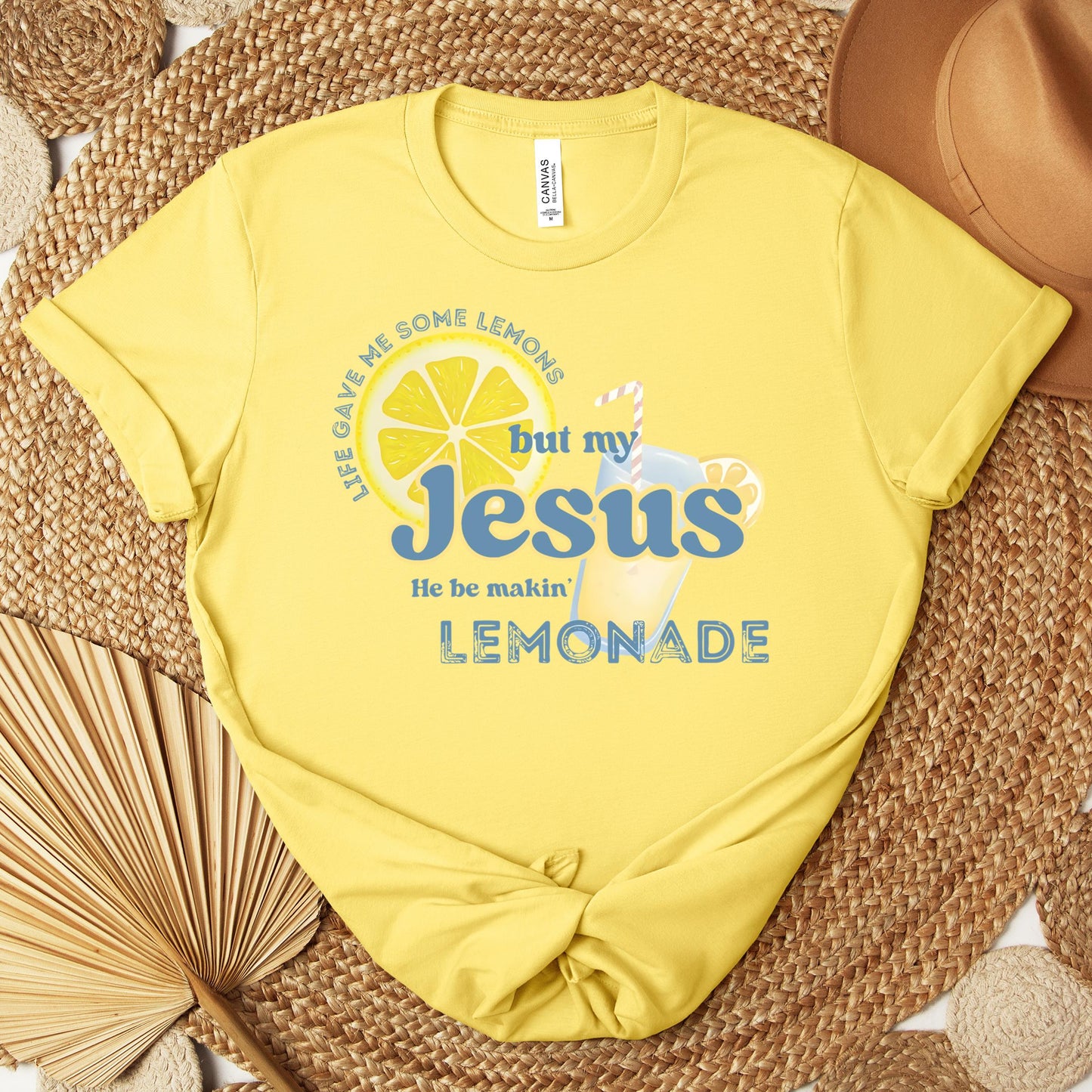 But My Jesus He Be Making Lemonade Premium T-shirt
