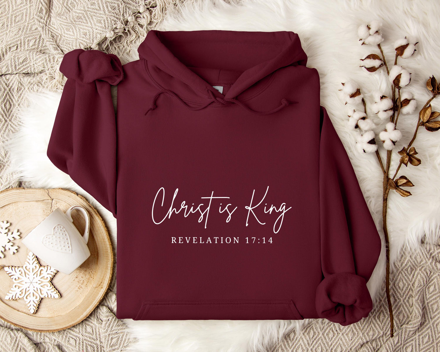 Christ Is King Revelation 17.14 Hoodie