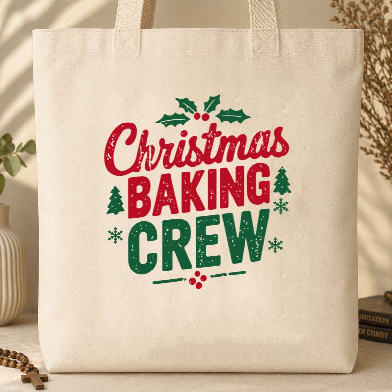 Christmas Baking Crew Tote Bag