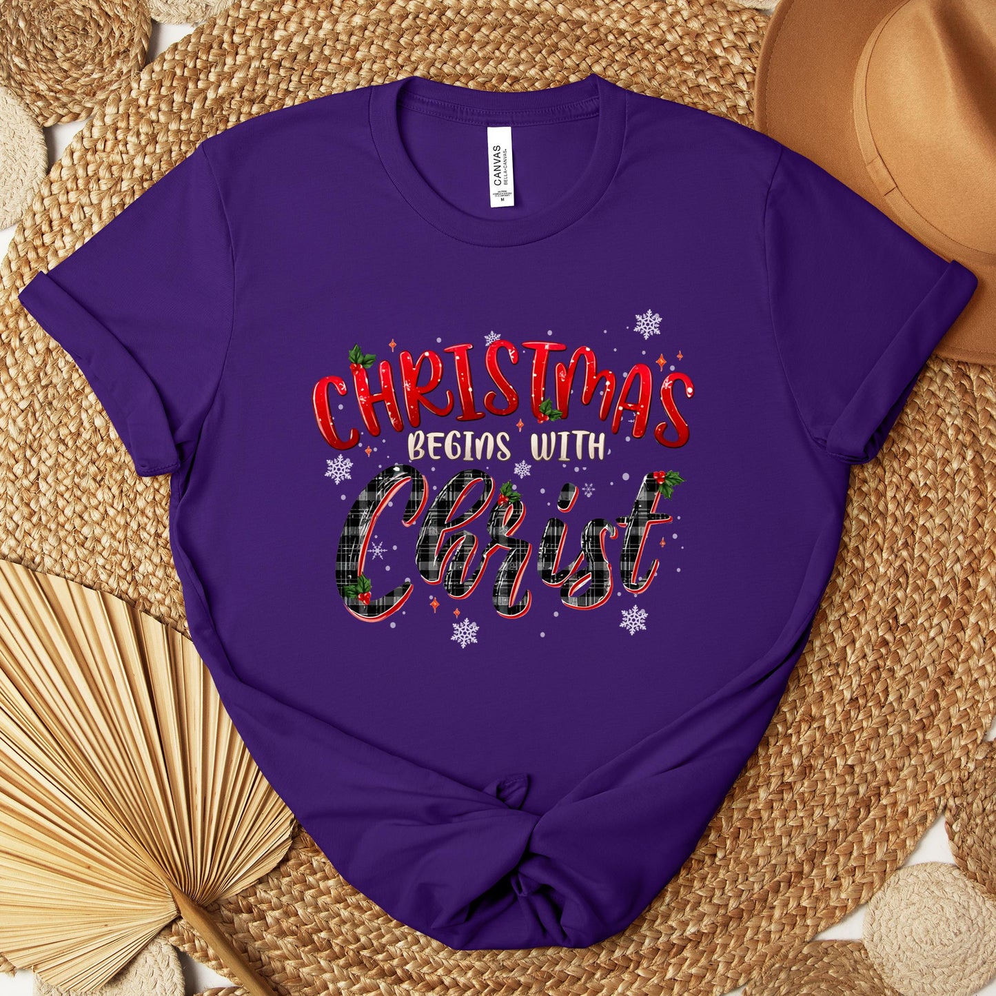 Christmas Begins With Christ 02 Premium T-shirt