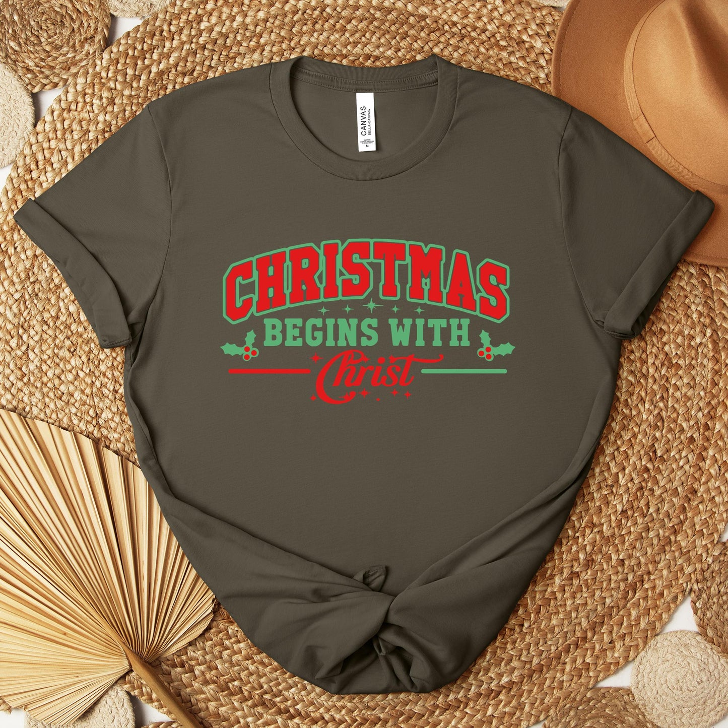 Christmas Begins With Christ 03 Premium T-shirt