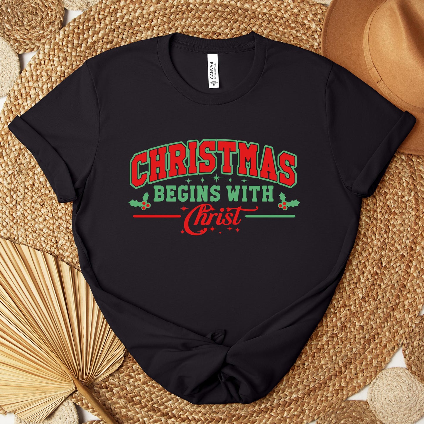 Christmas Begins With Christ 03 Premium T-shirt