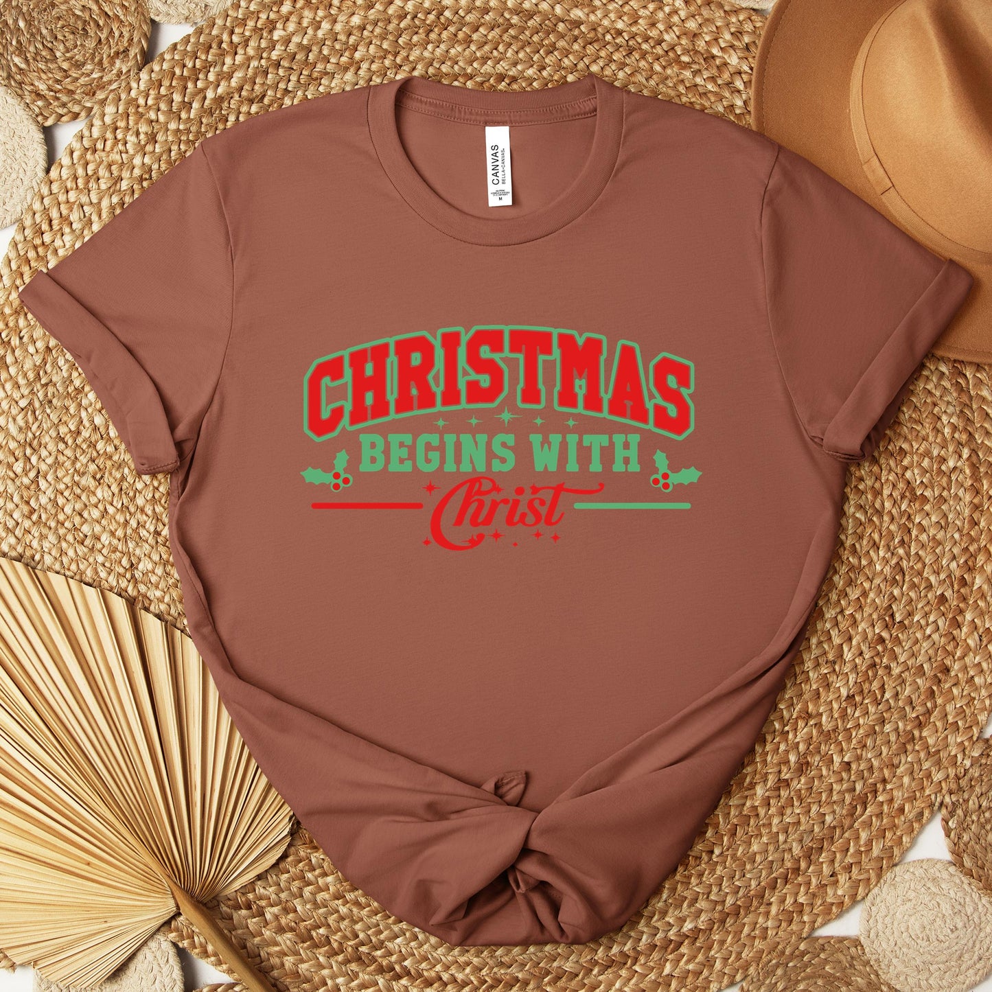 Christmas Begins With Christ 03 Premium T-shirt
