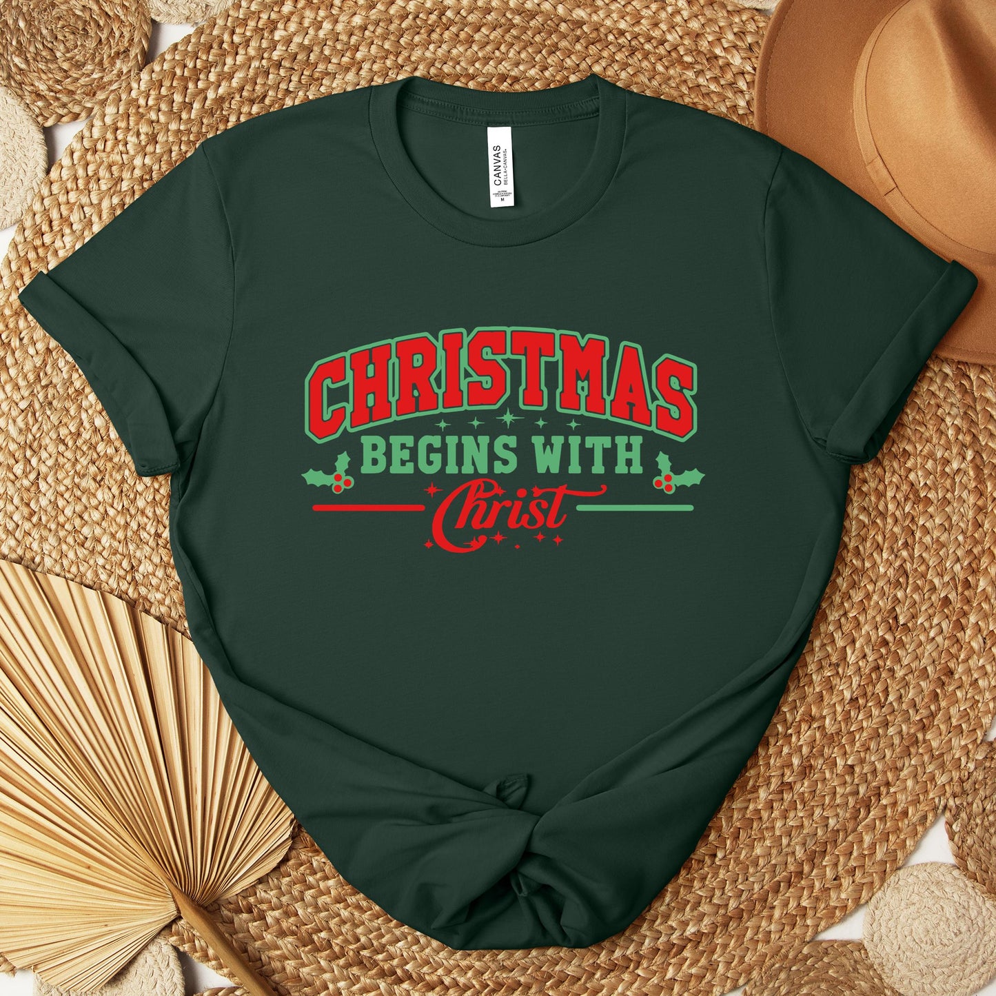 Christmas Begins With Christ 03 Premium T-shirt