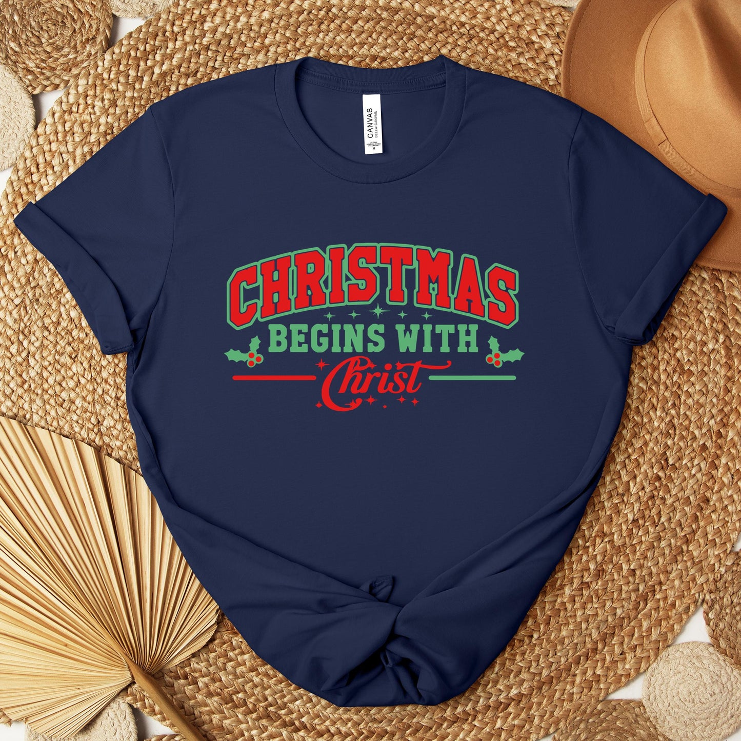 Christmas Begins With Christ 03 Premium T-shirt