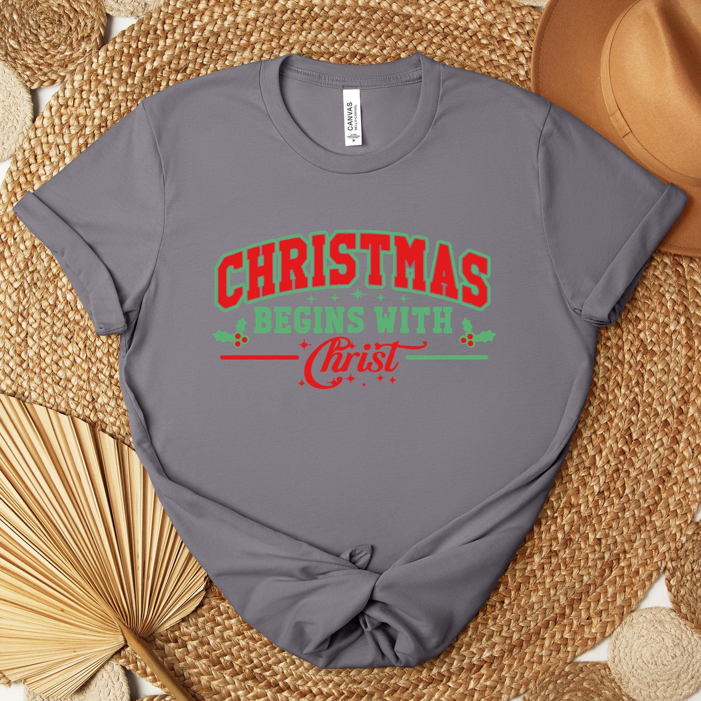Christmas Begins With Christ 03 Premium T-shirt