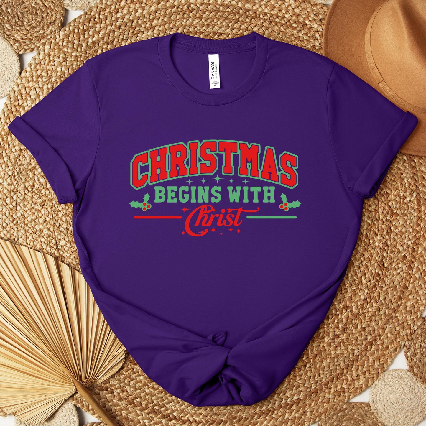 Christmas Begins With Christ 03 Premium T-shirt