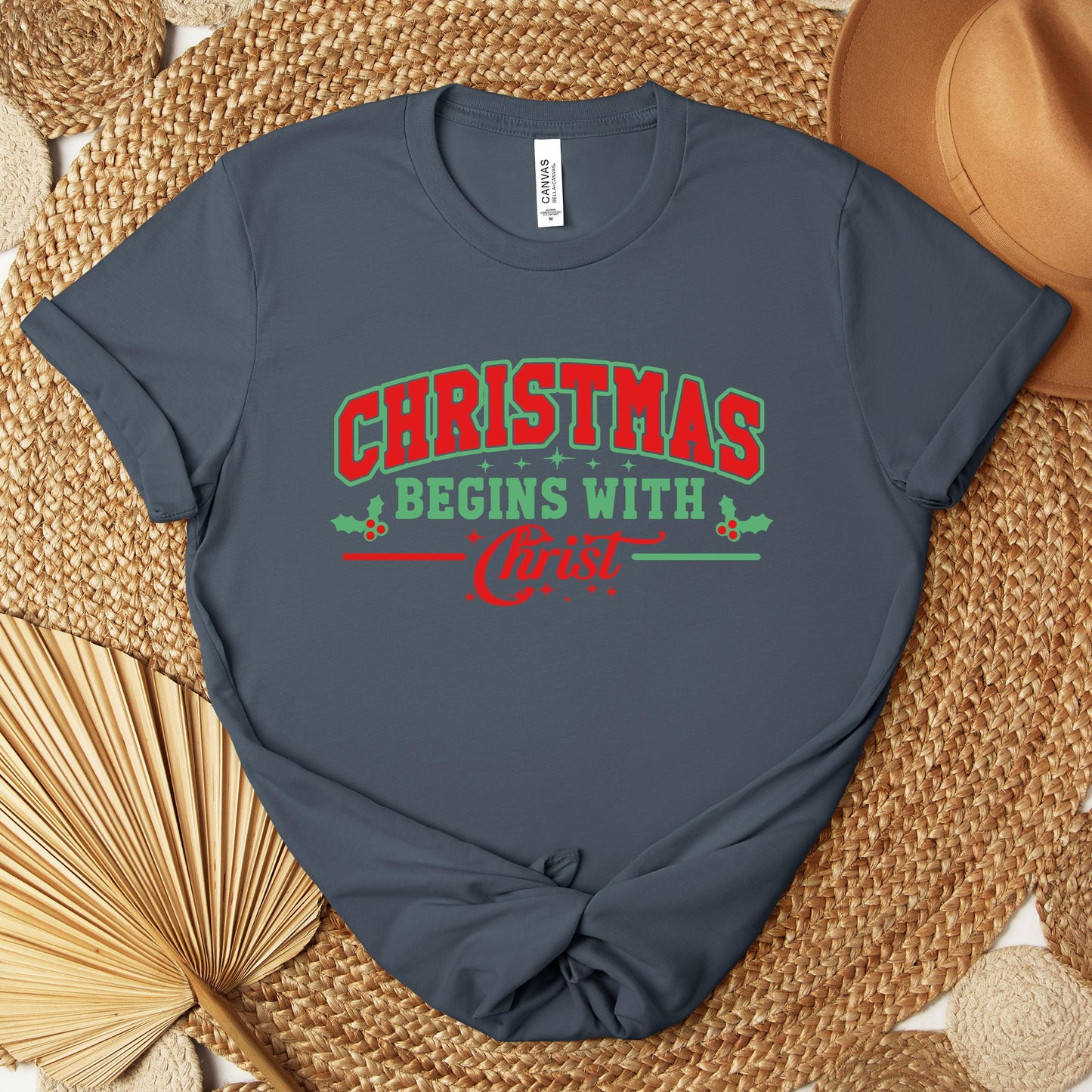 Christmas Begins With Christ 03 Premium T-shirt