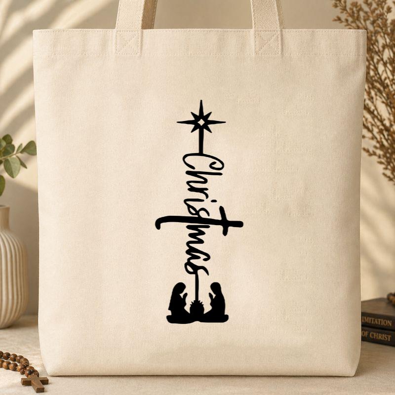 Christmas Cross 01 Tote Bag