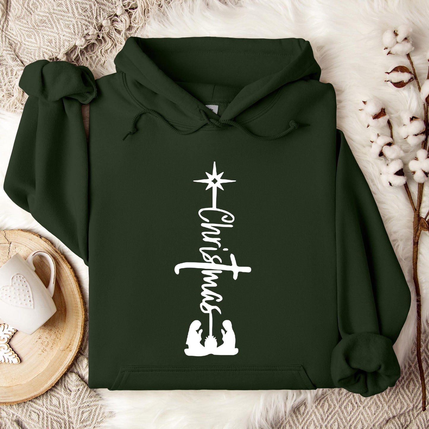Christmas Cross 02 Hoodie