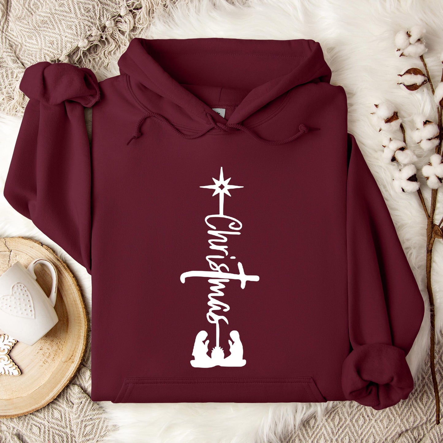 Christmas Cross 02 Hoodie