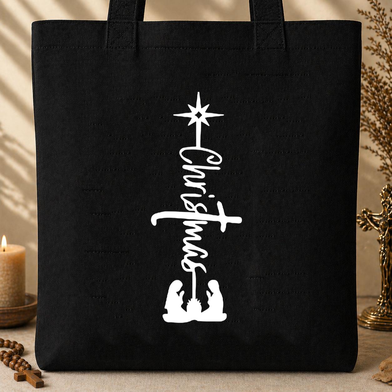 Christmas Cross 02 Tote Bag