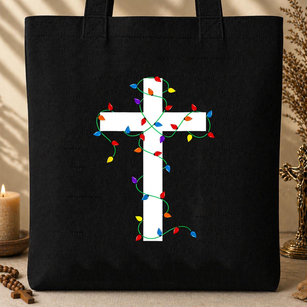 Christmas Cross 03 Tote Bag