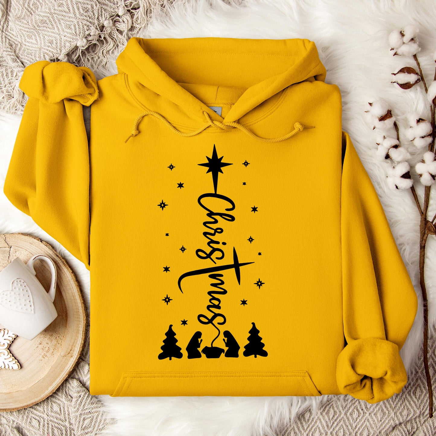 Christmas Cross Hoodie