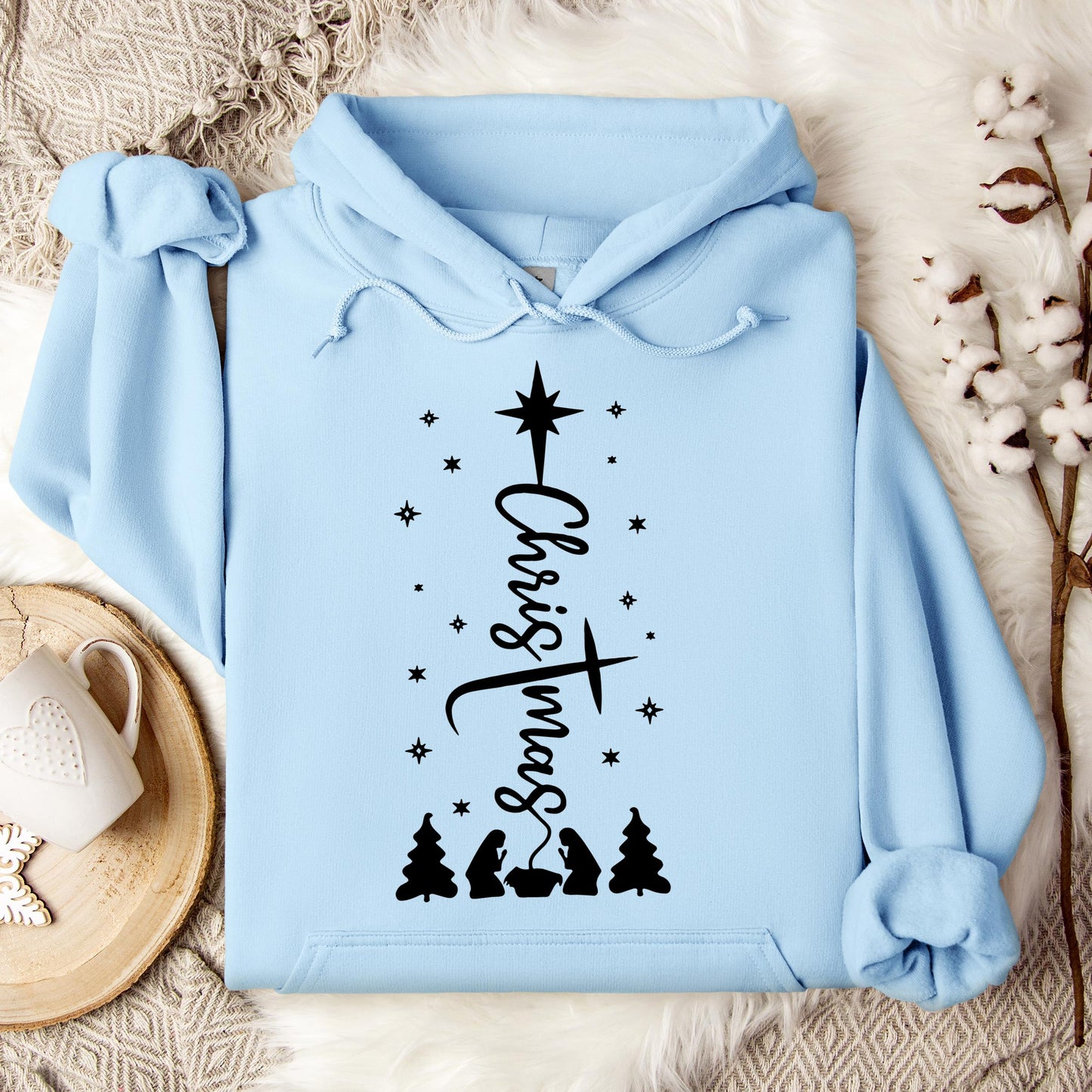 Christmas Cross Hoodie
