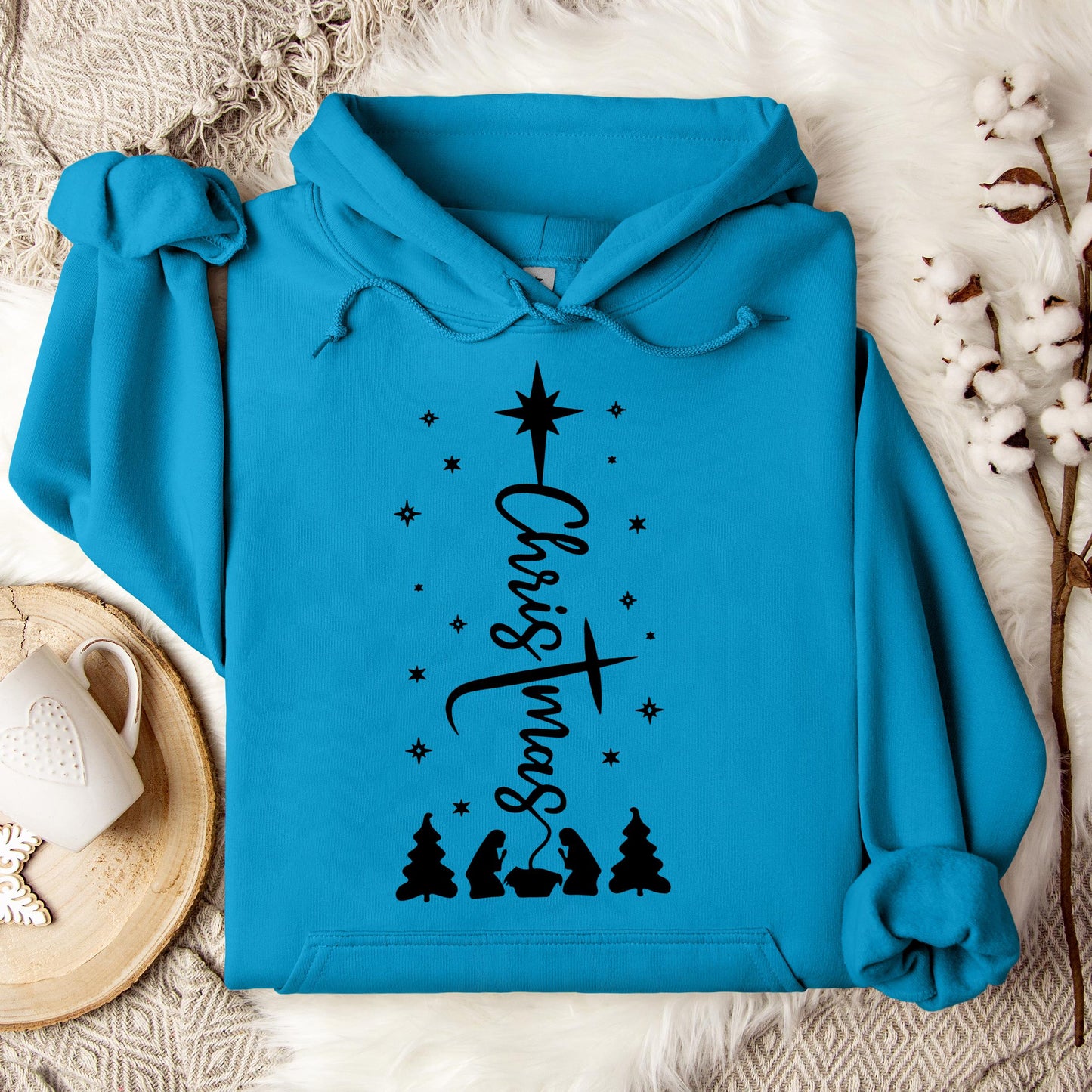 Christmas Cross Hoodie