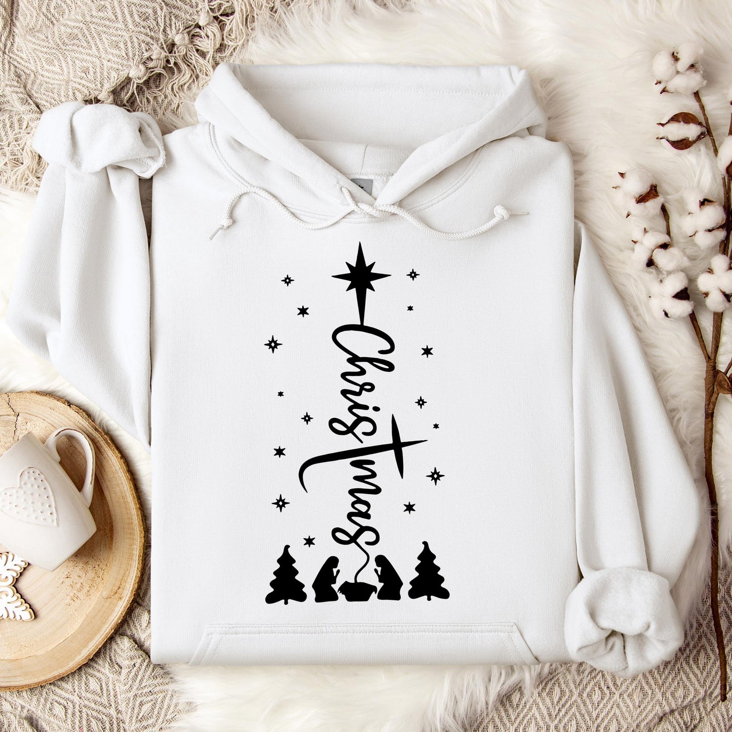Christmas Cross Hoodie