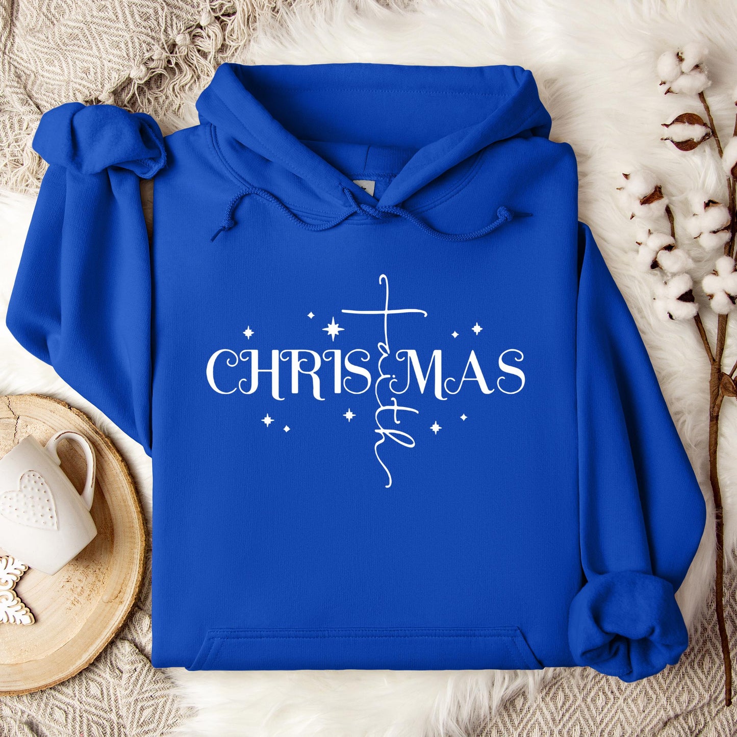 Christmas Faith Cross 01 Hoodie