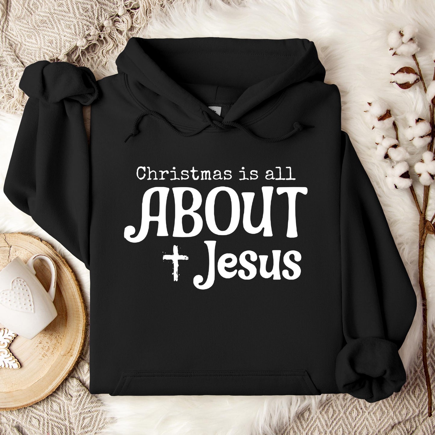 Christmas Is All About Jesus 01 Hoodie