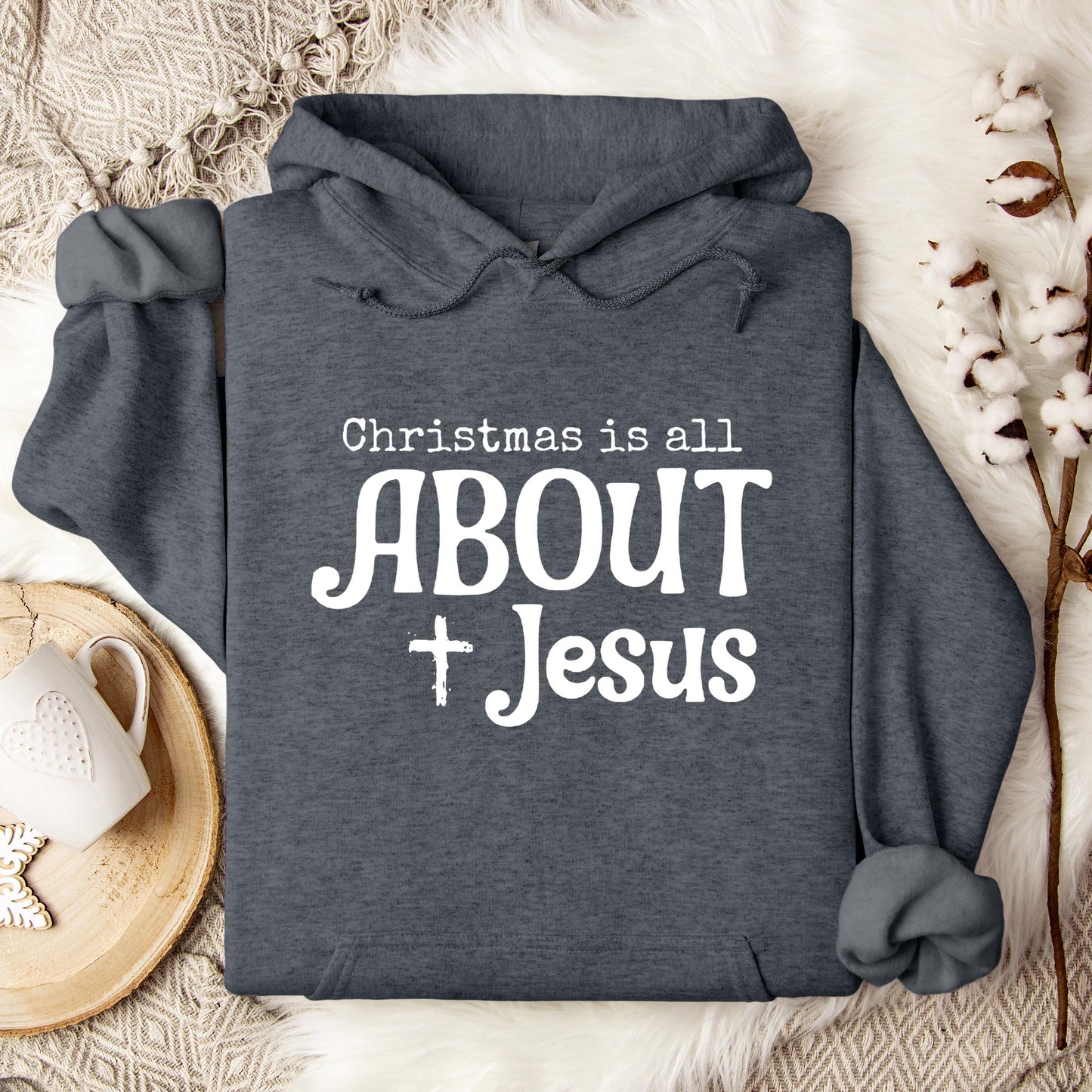 Christmas Is All About Jesus 01 Hoodie