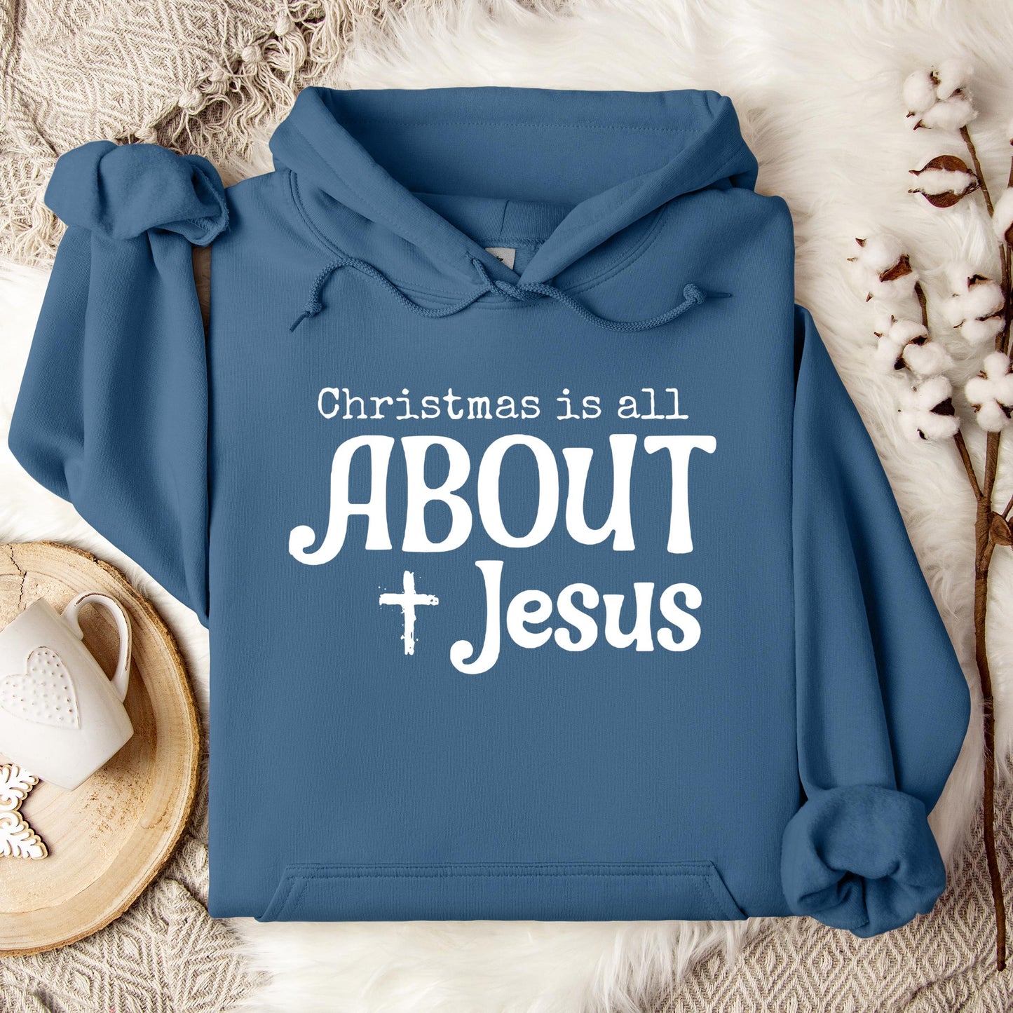 Christmas Is All About Jesus 01 Hoodie