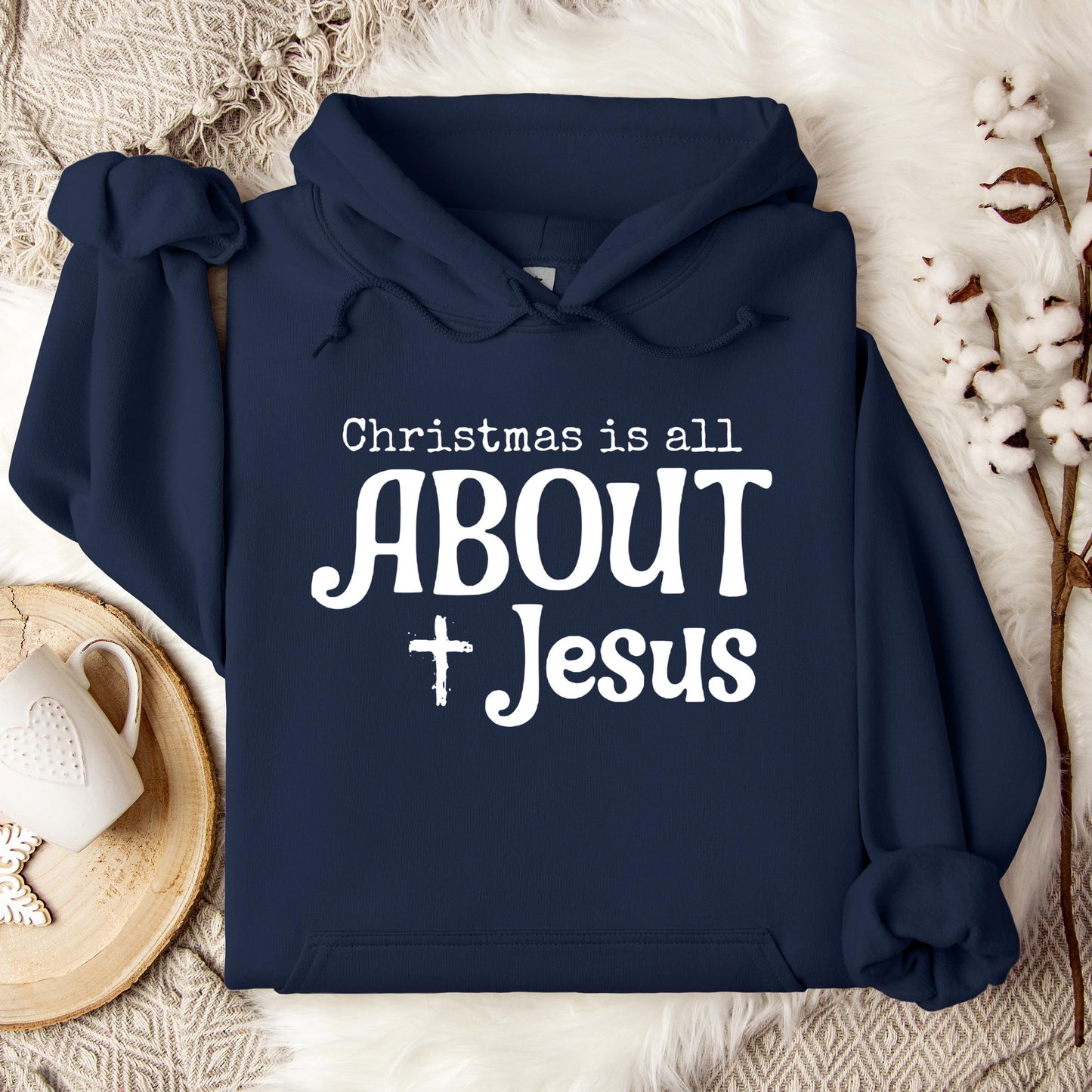 Christmas Is All About Jesus 01 Hoodie