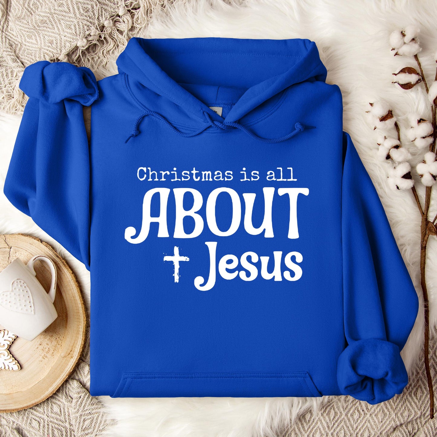 Christmas Is All About Jesus 01 Hoodie