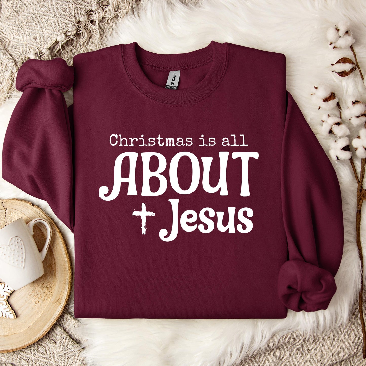 Christmas Is All About Jesus 01 Sweatshirt