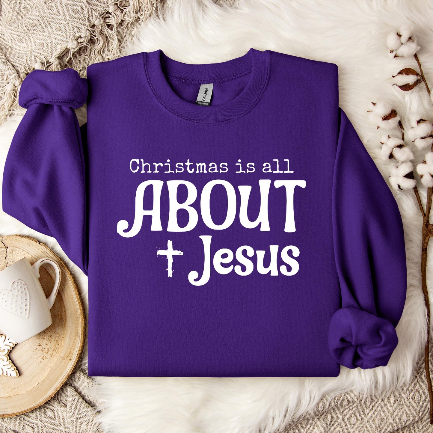Christmas Is All About Jesus 01 Sweatshirt