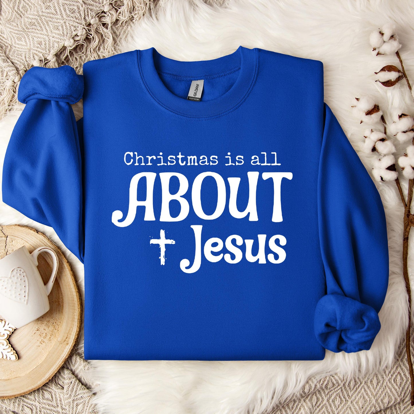 Christmas Is All About Jesus 01 Sweatshirt
