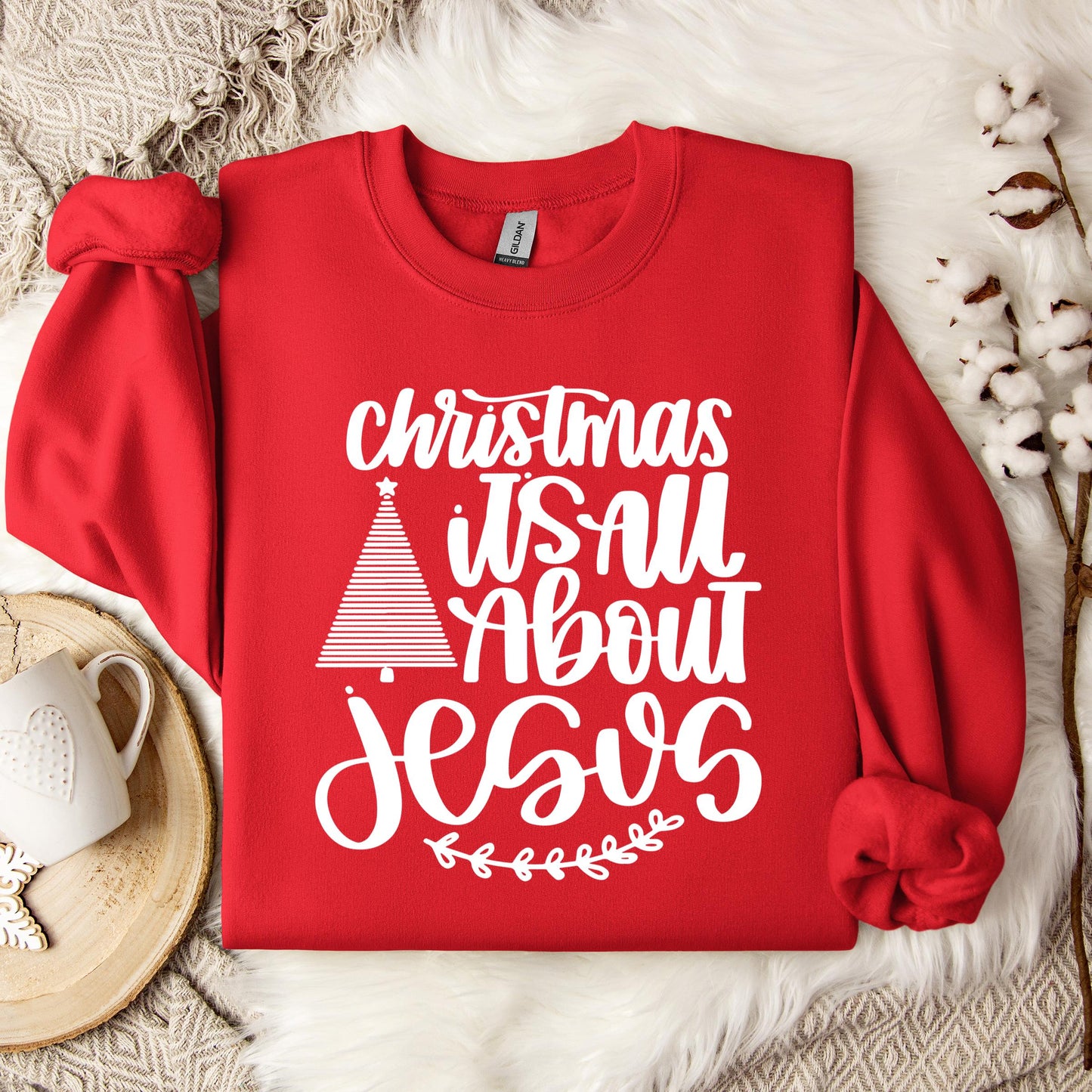 Christmas Is All About Jesus Sweatshirt