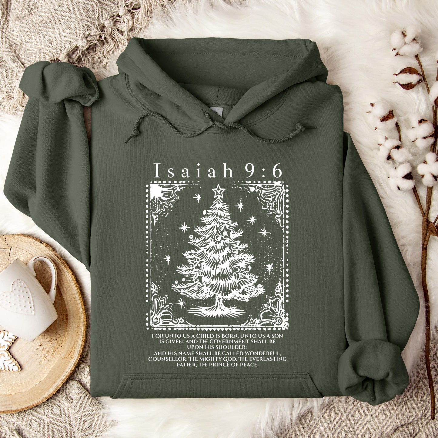 Christmas Isaiah 9.6 Hoodie
