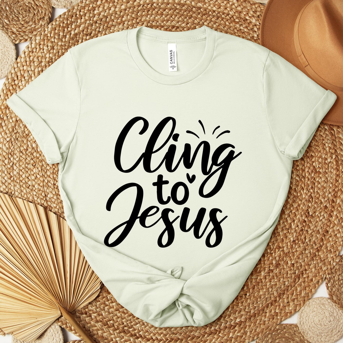 Cling To Jesus Premium T-shirt