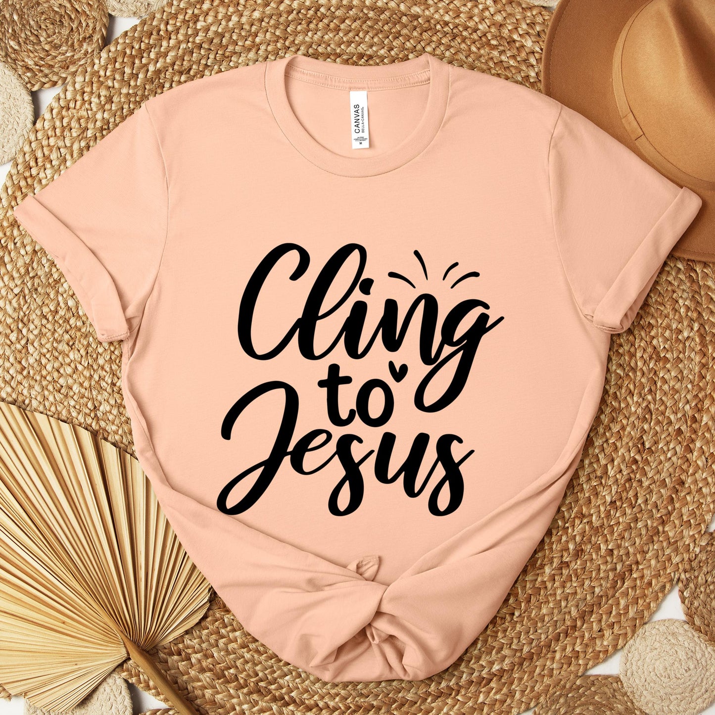 Cling To Jesus Premium T-shirt