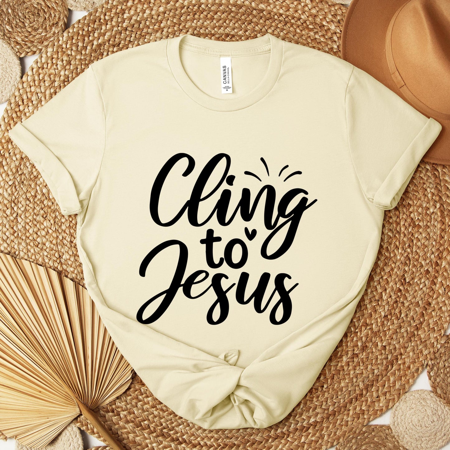 Cling To Jesus Premium T-shirt