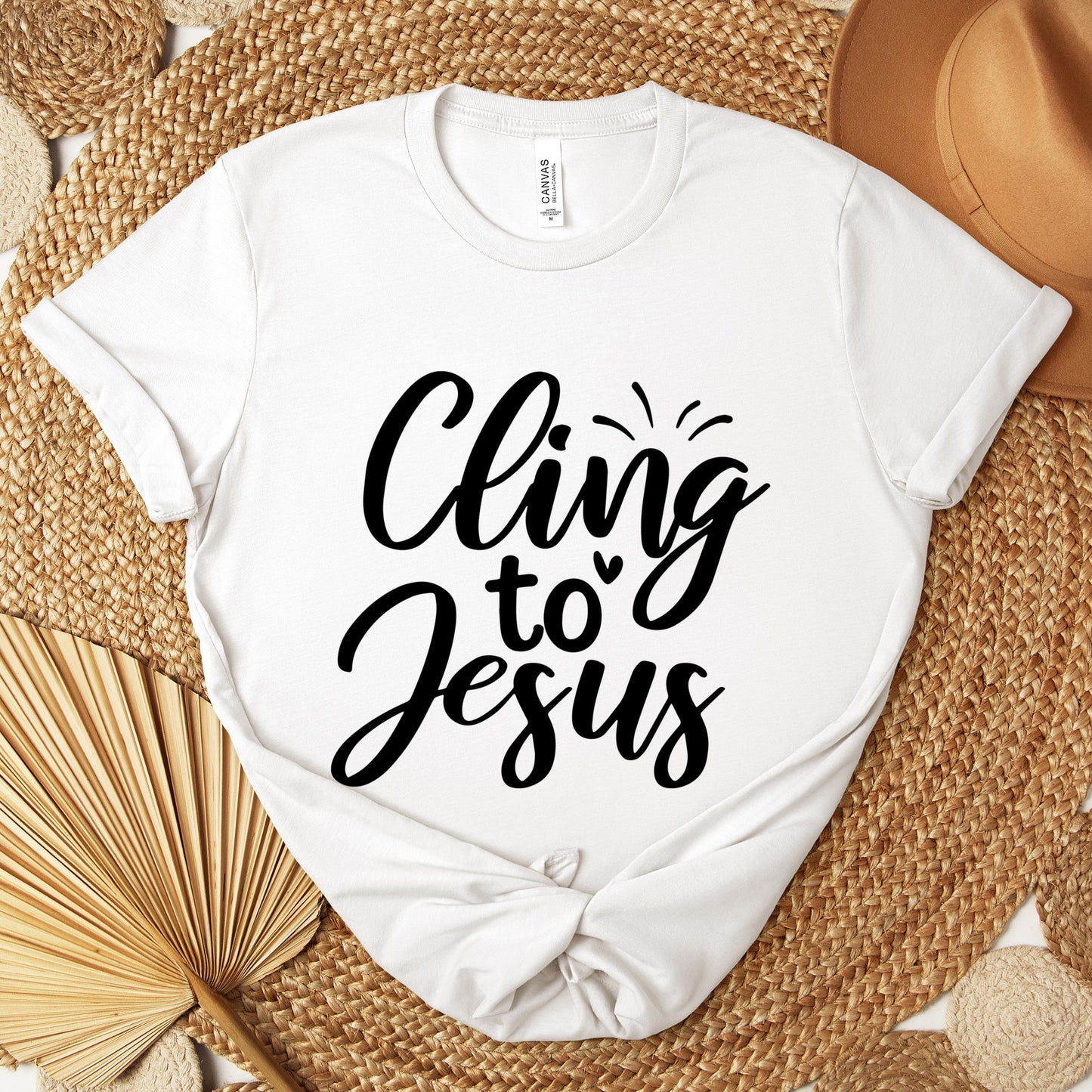 Cling To Jesus Premium T-shirt