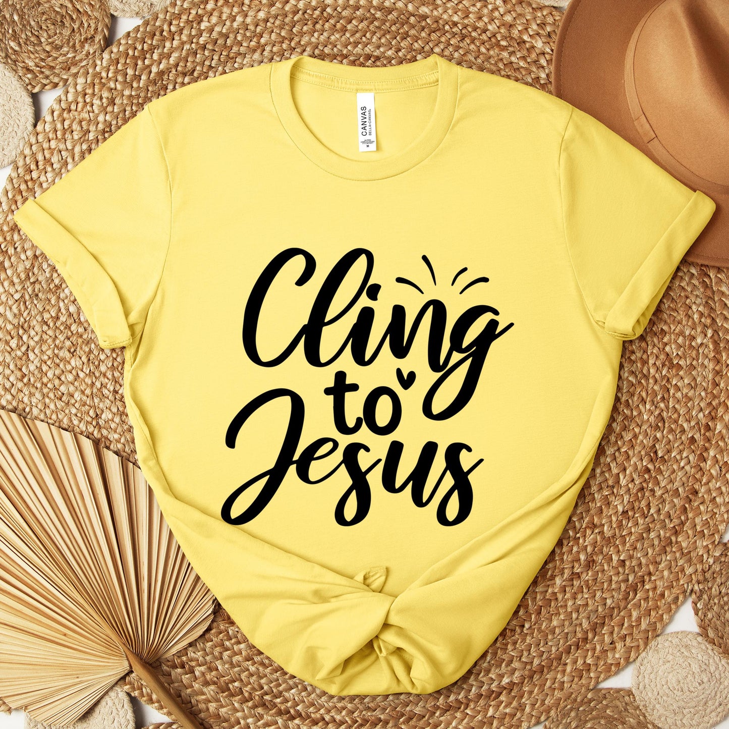 Cling To Jesus Premium T-shirt