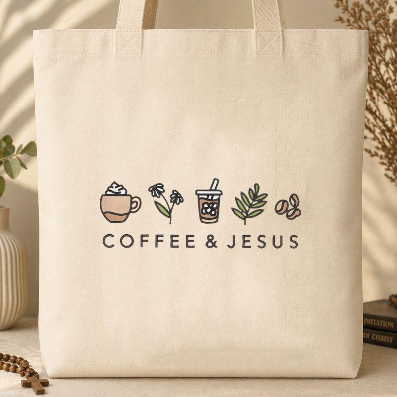 Coffee & Jesus Tote Bag