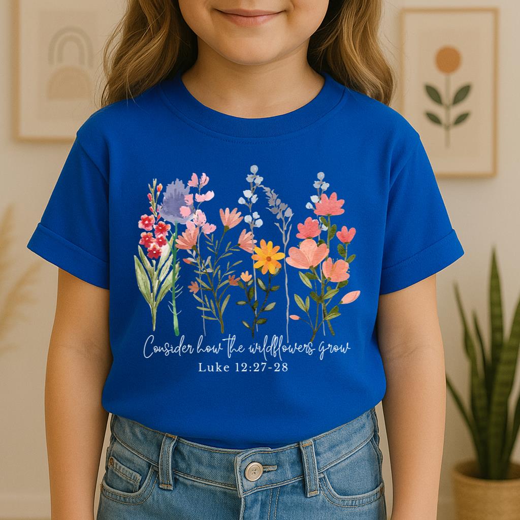 Consider how the wildflowers grow Luke 12.27-28 01