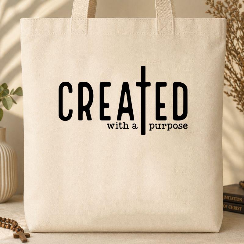 Created With Purpose Tote Bag