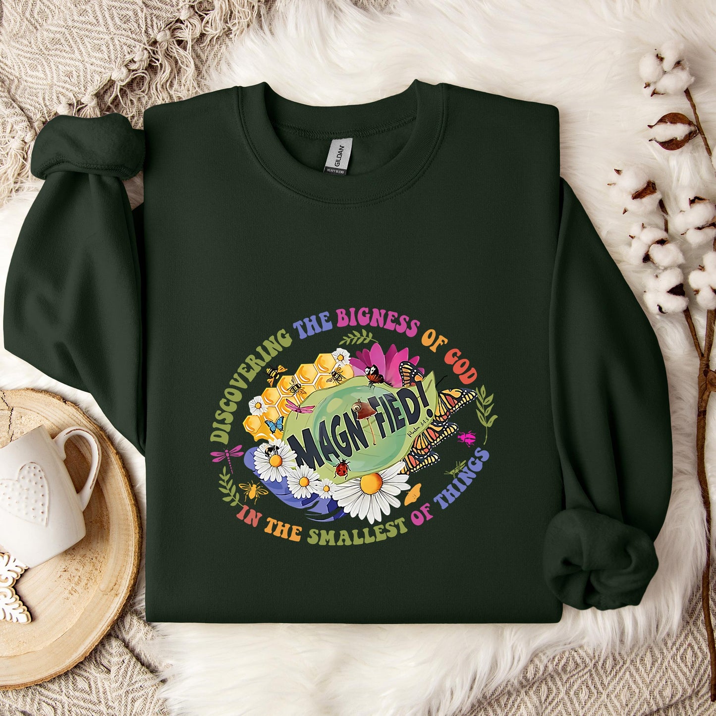 Discovering The Bigness Of God Psalm 34.3 Sweatshirt