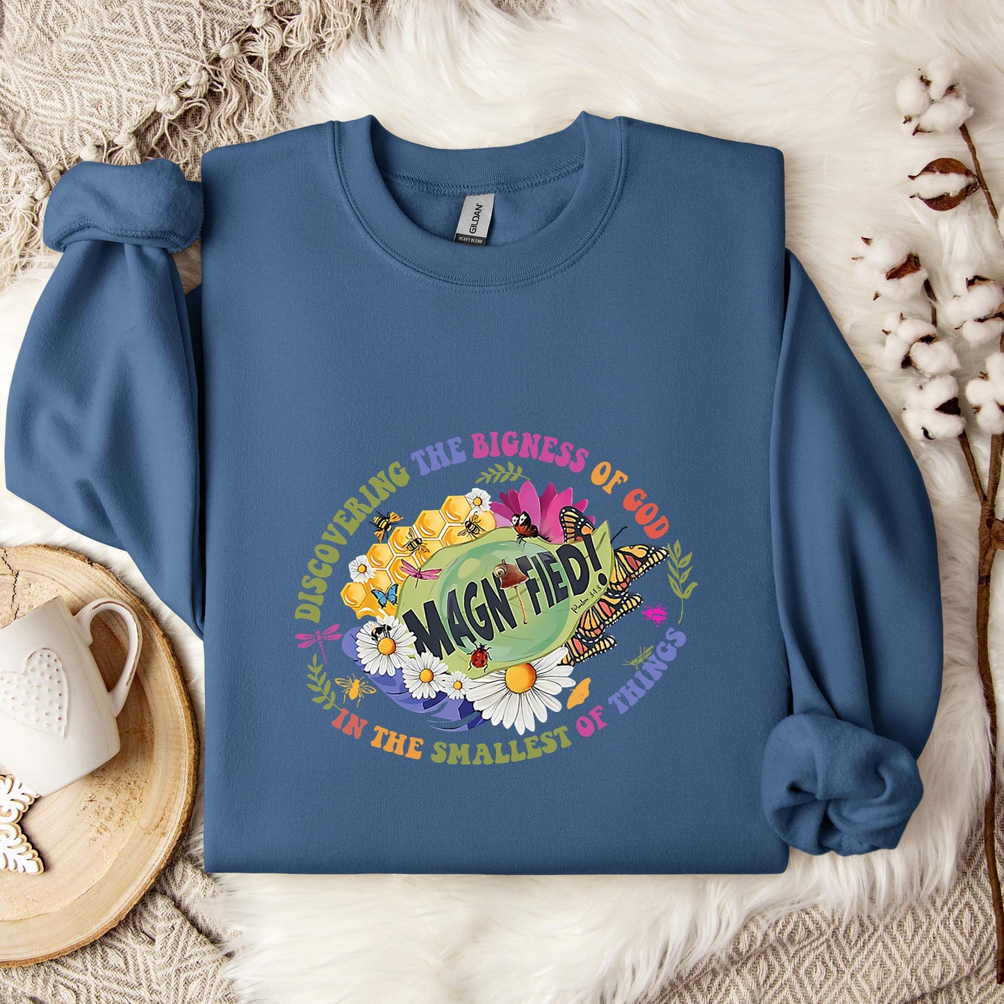 Discovering The Bigness Of God Psalm 34.3 Sweatshirt