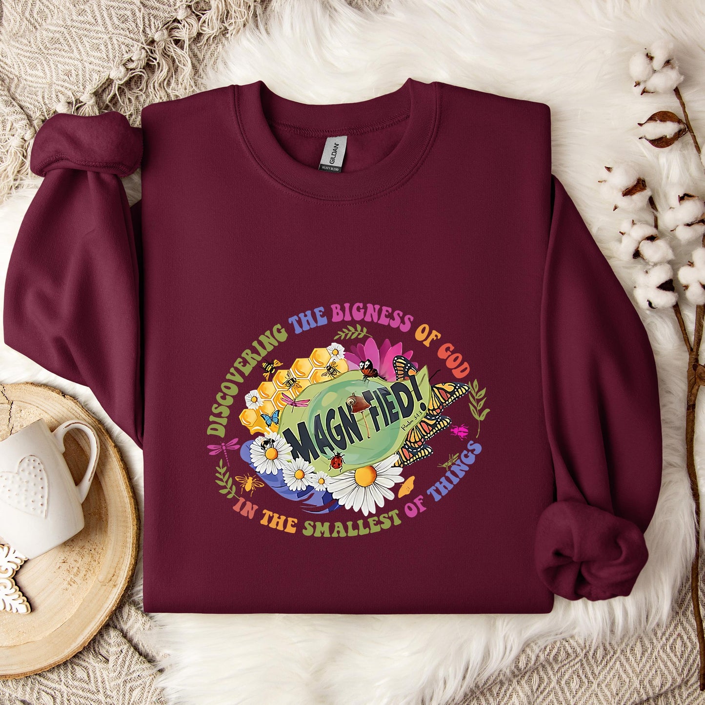 Discovering The Bigness Of God Psalm 34.3 Sweatshirt