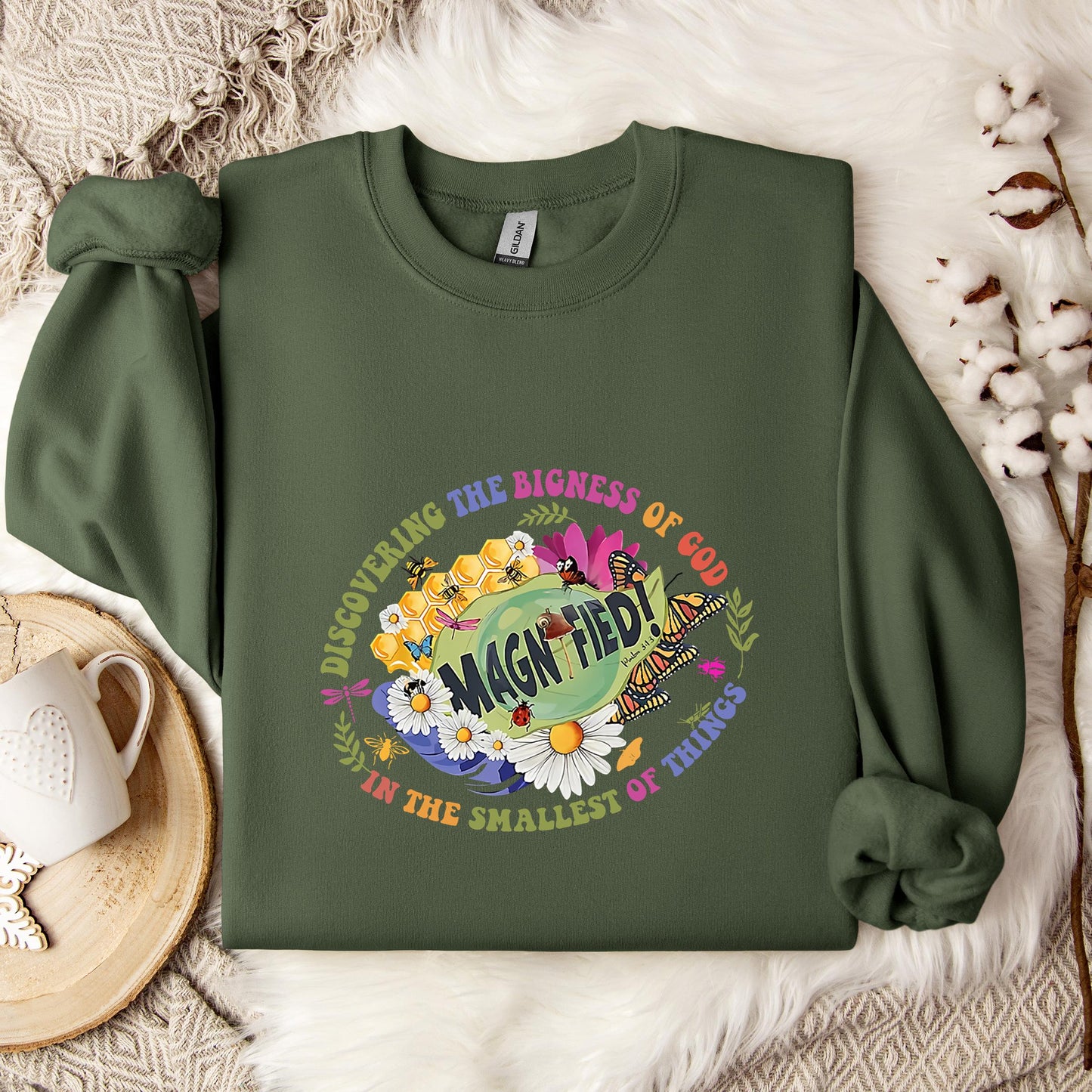 Discovering The Bigness Of God Psalm 34.3 Sweatshirt