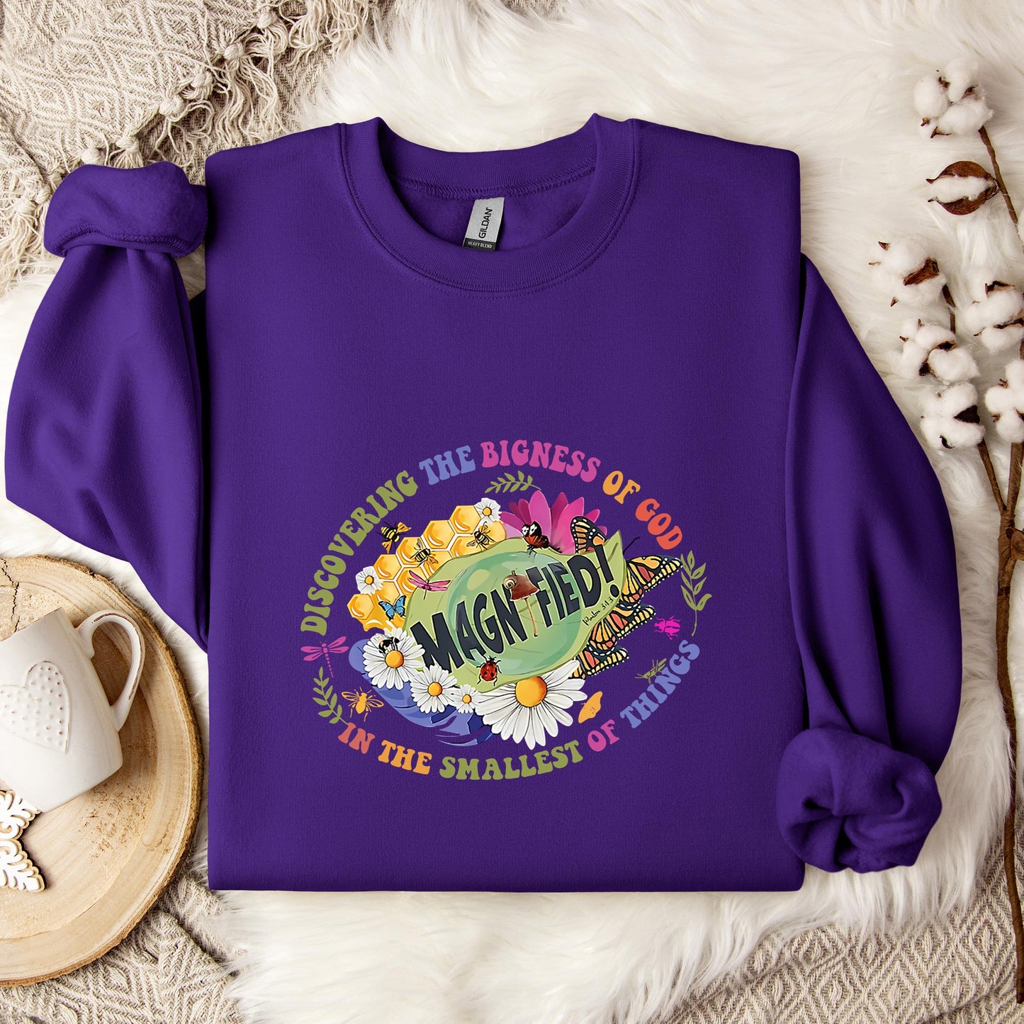 Discovering The Bigness Of God Psalm 34.3 Sweatshirt