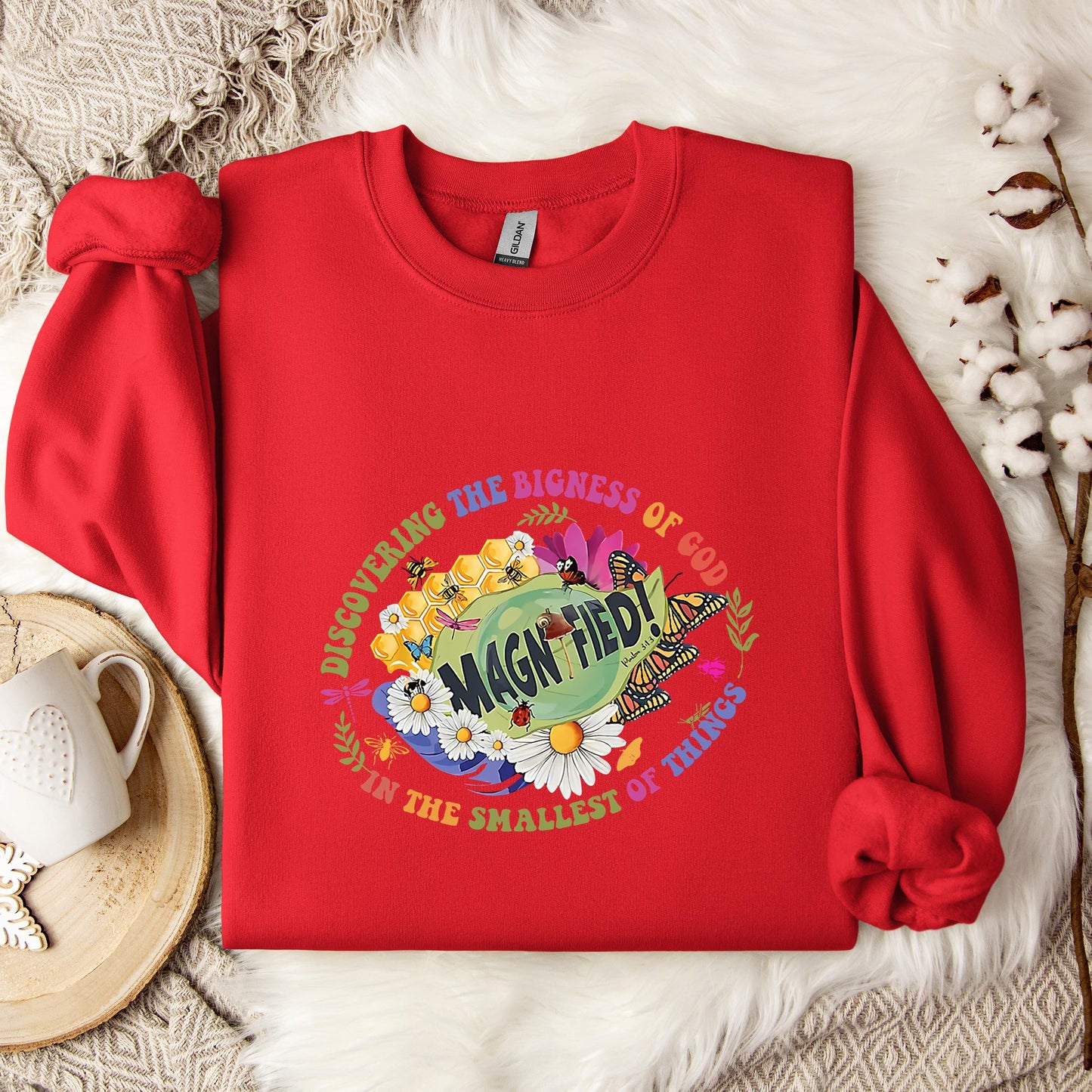 Discovering The Bigness Of God Psalm 34.3 Sweatshirt