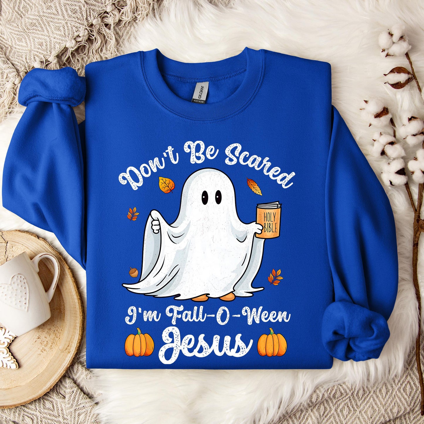 Don't Be Scared I'm Fall O Ween Jesus Sweatshirt