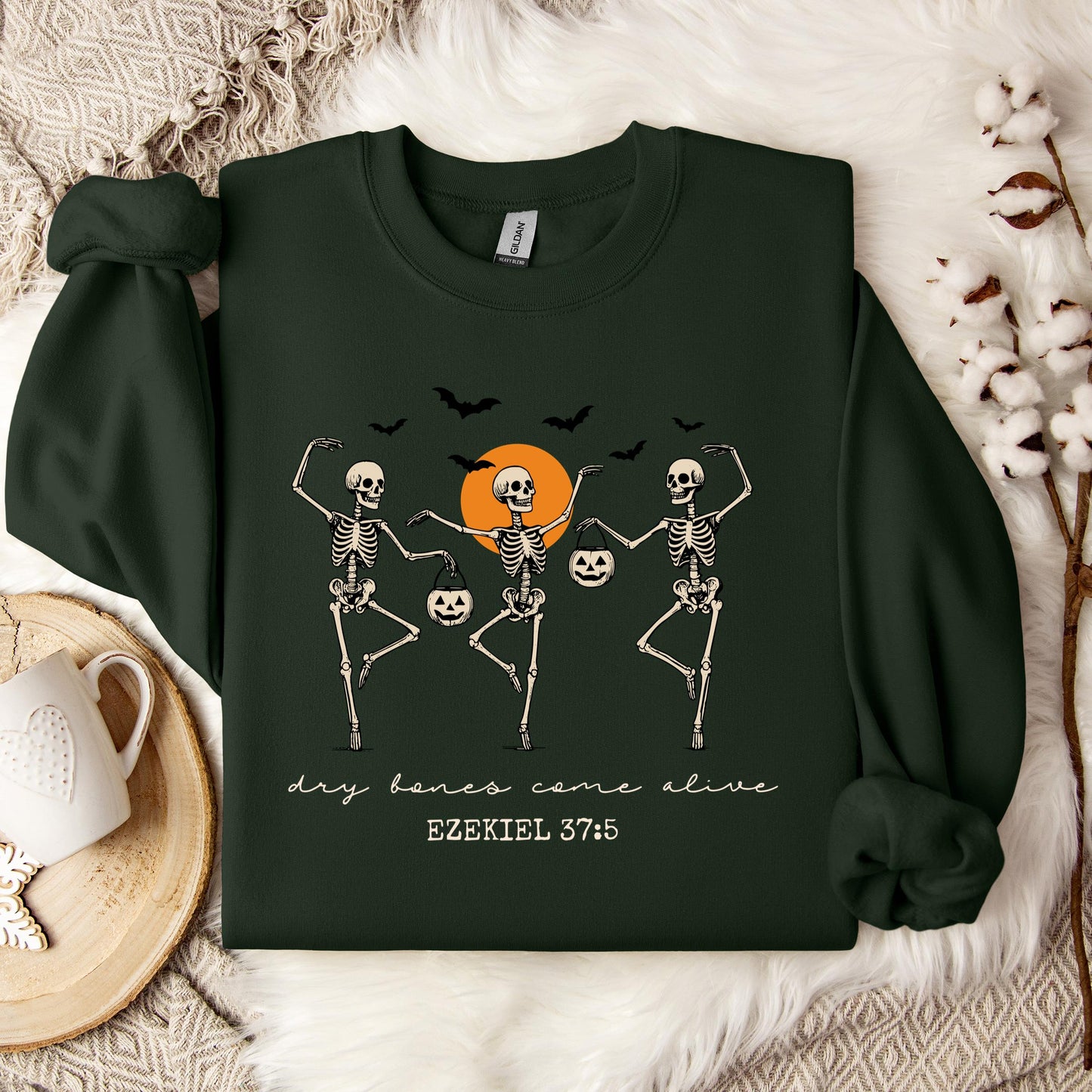 Dry Bones Come Alive Ezekiel 37.5 01 Sweatshirt